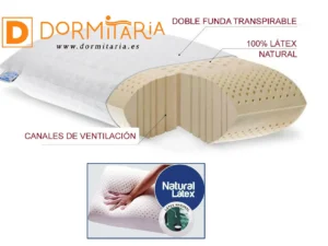 Almohada Mod. Látex 100% de CAMUTEX